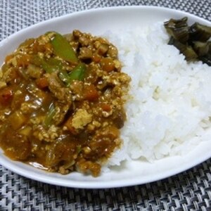 優しい味の豆腐キーマカレー